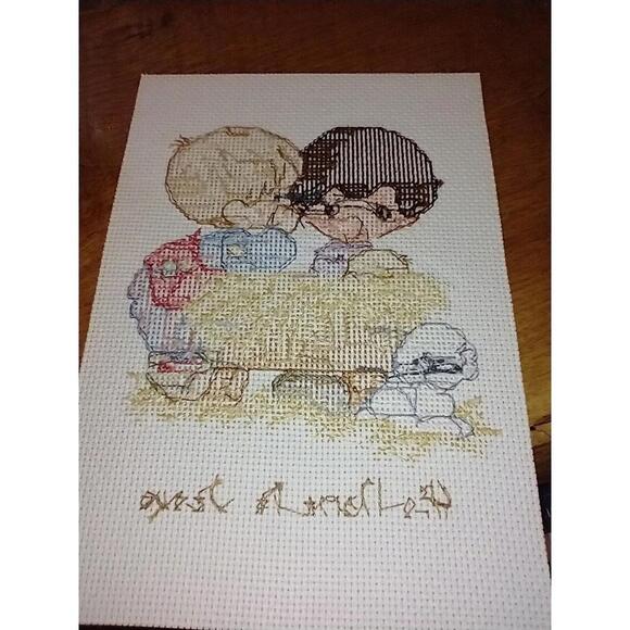 His Name Is Jesus Cross Stitch Framed 8"*5.5" - Picture 7 of 7